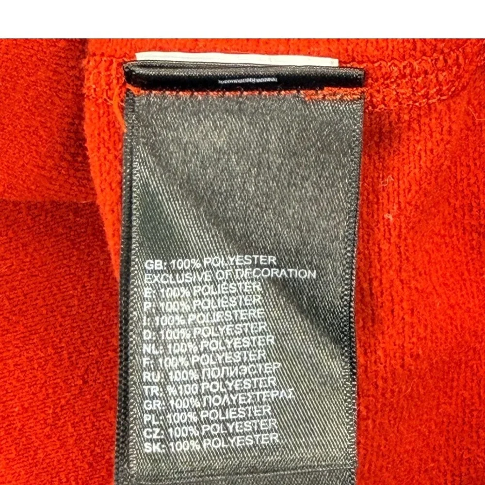 North Face 1/4 Zip Pullover Men Large Red Fleece Shanghai Dragon OVERWATCH